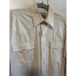 160. Vintage Authentic Western shirt; Size Medium